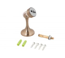 Магнитный ограничитель Стандарт 102 AB (европакет; прямой; старая бронза) 12584 