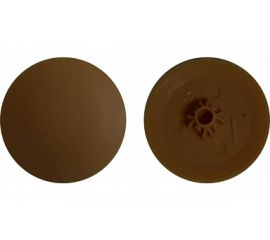 Заглушка под саморез КРЕП-КОМП №2, темно-коричневая PH2/PZ2 1000шт зпс2 тем.корич 