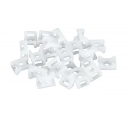 Основание для стяжек NIKOMAX с крепежным отверстием 6,8мм под шуруп, уп-ка 100шт. NMC-TMS68-WT-100 