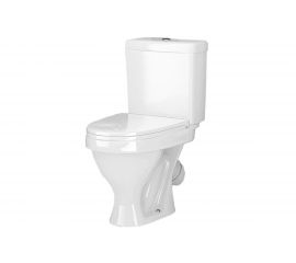 Унитаз-компакт Santeri Форвард, косой выпуск, 1-режим, сиденье полипропилен, Воротынск 437922 