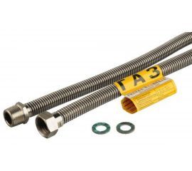 Сильфонная подводка газа Kensudo 1/2"", 150 см, в/н 26723 