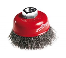 Щётка чашеобразная, гофрированная проволока №153 (125 мм; M14) для УШМ АТАКА 34723 