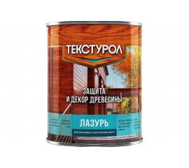 Лазурь, деревозащитное средство Текстурол бесцветный 1л 90001884915 
