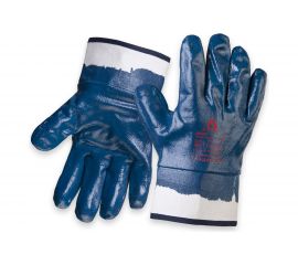 Защитные перчатки с нитриловым покрытием JetaSafety JN069-XL 