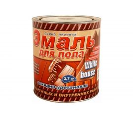Алкидно-уретановая эмаль для пола White House (шоколадная; 2.7 кг) 15387 