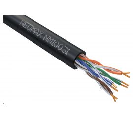Кабель Neomax UTP cat.5е 4 пары 305 м 0.51 мм outdoor на катушке Медь PE jacket NM10031 