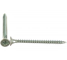 Потайной универсальный шуруп Метизный двор 6,0x70, оцинкованный, 100 шт. 4690441023049 