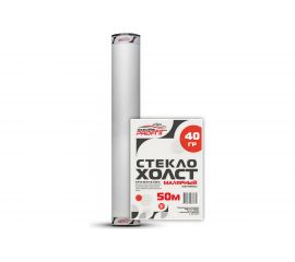 Стеклохолст малярный армирующий PROFFIT 40 г/ кв.м; 50 м (исп. краска, отделка стен потолков ) 00002180 