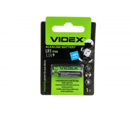 Алкалиновый элемент питания VIDEX LR1/N 1шт. в блистер VID-LR1 