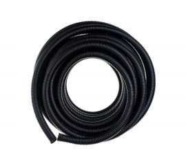 Гофрированная труба Экопласт ПНД, тяжелая, с зондом, диаметр 32 мм, цвет черный 21132 