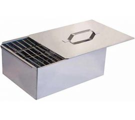 Двухъярусная коптильня с поддоном TEHNOLIT 48х28х17см 