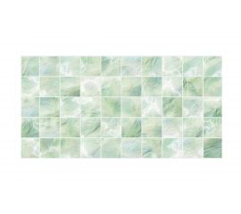 Панель ПВХ Плитка Перламутровая зеленая (10 шт, 964х484 мм) GRACE УТ000031970 