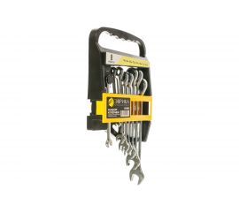 Набор комбинированных трещоточных ключей 8 предметов 6,8,10,12,13,15,17,19мм ЭВРИКА ER-20619 