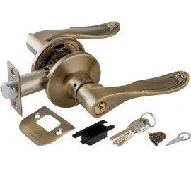 Ручка защелка PUNTO 6030 AB-E кл./фик. бронза 34669 