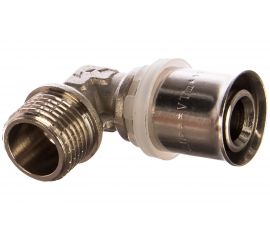 Угольник пресс с переходом на наружную резьбу 20х1/2 Valtec VTm.253.N.002004 