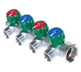 Регулирующий коллектор STOUT 1, 4 отвода 3/4 ЕК SMB-6850-013404 RG008UJF5BAVQ8 