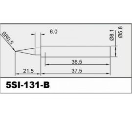 Жало конус 0.5 мм для паяльника SI-131B ProsKit 5SI-131-B 00306785 