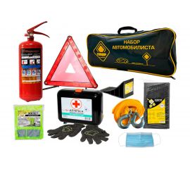 Набор автомобилиста ГЛАВДОР GL-135 20x50x10 см, в черной сумке 56613 