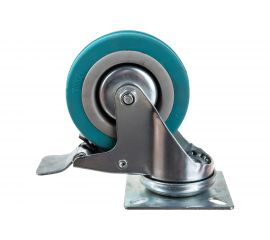 Колесо аппаратное поворотное с тормозом Longway SCgb 93 