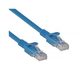 Патч-корд ExeGate UTP-RJ45-RJ45-5e-0,3M-LSZH-BL, UTP, cat.5e, 0.3м, синий 286371 