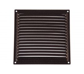Решётка металлическая с сеткой (175 x 175 мм; медная) Эвент ВРС 