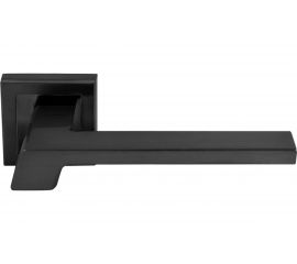 Дверная ручка НОРА-М 111К AL черный 17224 