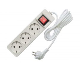 Удлинитель TANGO 3х3 ПВС 16А с заземлением с переключателем 1/ 50 1016381 