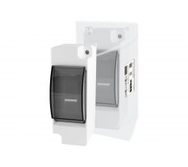 Бокс TDM КМПн-1/2 для наружной установки с прозрачной крышкой, IP30, Народный SQ0907-0601 