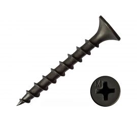 Саморез по дереву Daxmer ГКД черный 3.5х32, 15 кг, короб 332765 