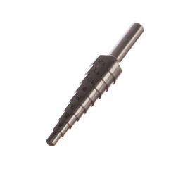 Сверло ступенчатое HSS 4-12х65 мм, 9 ступеней, хвостовик 6 мм Heller 22605 