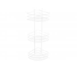 Угловая полка FIXSEN трехэтажная, белая FX-710W-3 
