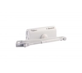 Дверной доводчик с фиксацией НОРА-М Isparus 430F (морозостойкий; от 50 до 110 кг; белый) 18403 