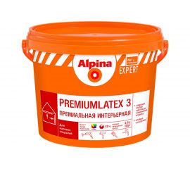 Интерьерная краска ALPINA EXPERT PREMIUMLATEX 3 (матовая; база 1; 2.5 л) 948102172 