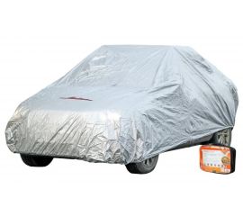 Универсальный защитный чехол-тент Airline на автомобиль, размер S, 455x186x120 см, серый, молния для двери AC-FC-01 