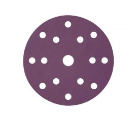 Круг шлифовальный Purple PP627 (150 мм; 15 отверстий; Р240; 100 шт) Hanko PP627.150.15.0240 