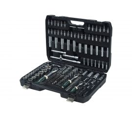 Набор инструмента ROCKFORCE 1/4"",3,8"",1/2"" DR 6-гранный 4-32мм 172пр. RF-41723-5 