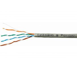 Кабель SkyNet Premium UTP outdoor 4x2x0,51 на тросу, медный, FLUKE TEST, кат.5e, однож., 305 м CSP-UTP-4-CU-OUTR 