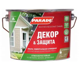 Эмаль PARADE А1 Декор & Защита база А матовый 2,5 л Россия 90003338824 