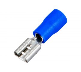 Клемма REXANT плоская изолированная гнездо 5.6 мм 1.5-2.5 кв.мм /РПИм 2-5 08-0432 