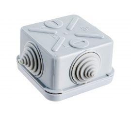 Распаячная коробка ЭРА KORz-70-70-40-4gv открытой установки 70x70x40мм Б0055758 