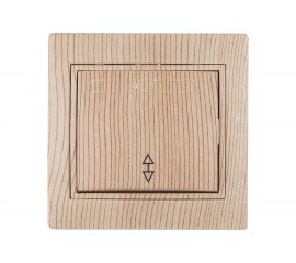 Переключатель Intro 10А 250В, IP20, СУ, Plano, сосна Б0030041 