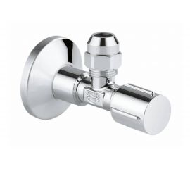 Угловой вентиль с металлической розеткой Grohe, 1/2х3/8, 1 шт. 22037000 