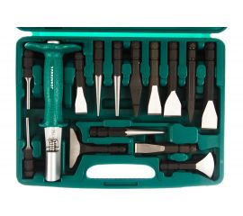 Многофункциональный инструмент с сменными зубилами и выколотками Jonnesway AG010143 