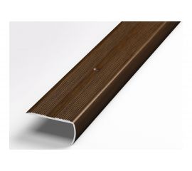 Порог угловой алюминиевый декоративный (40х20 мм, 1,35 м, Венге) ЛУКА УТ000002627 