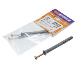 Потайной дюбель-гвоздь VIPкрепеж бортик, 8х80, 2 шт. 10820 VIP 