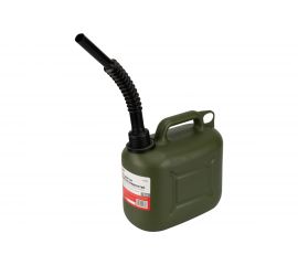 Канистра пластиковая усиленная 5 л для бензина и ГСМ зеленая сертифицирована REXANT 80-0204 