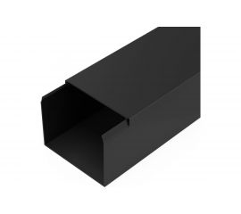 Кабель-канал Промрукав черный 2-й замок в п/э 80x60 2м PR03.0220 