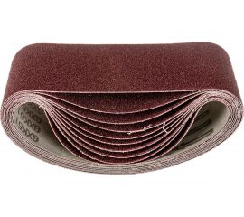 Шлифовальные ленты ЛБ 75х457 мм, А80, 14А, 10 шт. Tsunami D76107545714080 