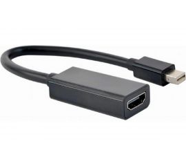 Переходник Cablexpert mini DisplayPort - HDMI 4K 20M/19F кабель 15см черный A-mDPM-HDMIF4K-01 