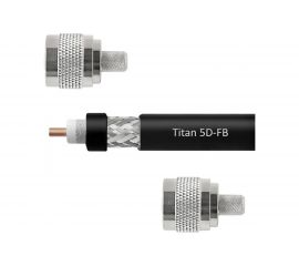 Кабельная сборка VEGATEL 5D/FB Titan (N-male - N-male) 5м R10854 